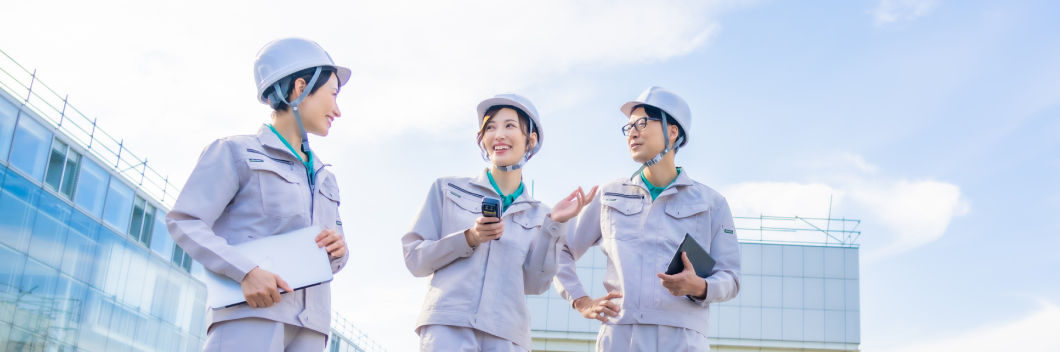 作業服を着た社員のイメージ